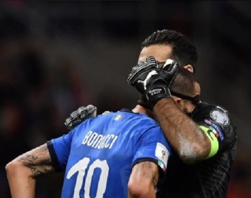 Disastro Italia, fuori dal mondiale dopo 60 anni