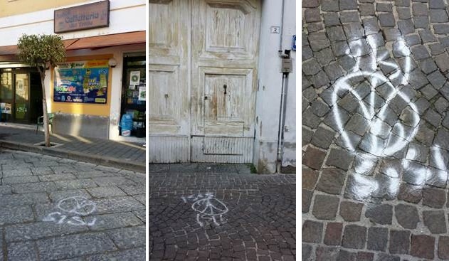 San Prisco: disegna Torre Eiffel e scrive Isis in strada, è un 46enne italiano