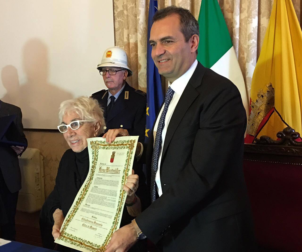 Lina Wertmuller, da oggi cittadina di Napoli per sempre