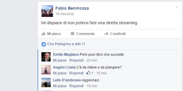 Ricorso primarie, diretta Fb del bassoliniano durante i lavori: “Brutta aria, vorrei lo streaming”