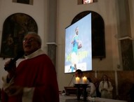 L’impresa di Higuain celebrata a messa, cori e video nella chiesa del Vomero
