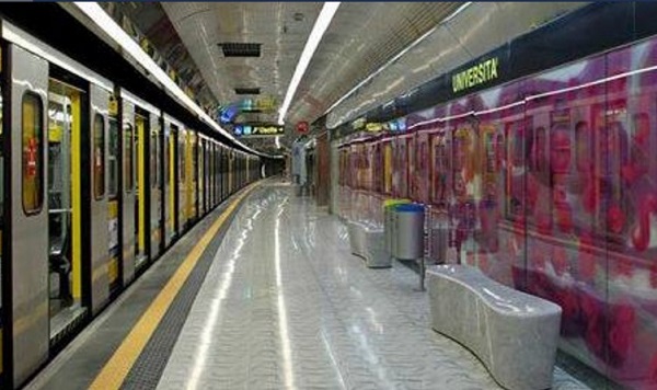 A Napoli scontro tra treni della metropolitana