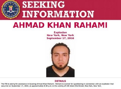 Bombe New York, caccia a 28enne afgano: “Si teme cellula terrorista attiva”