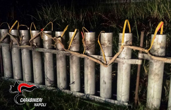 Mugnano, bombe col mortaio per festeggiare neonata del clan: sequestro esplosivi