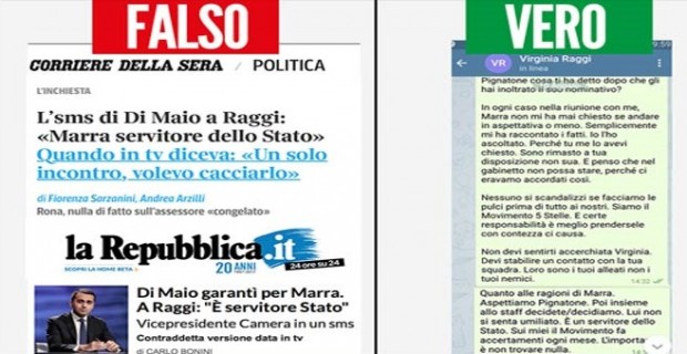 “Di Maio difese Marra”. M5S contro Repubblica, Corriere e Messaggero: “Ecco sms che li sbugiarda”
