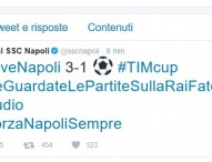“Se guardate le partite sulla Rai fatelo senza audio”, l’hashtag polemico del Napoli nel dopo Juve