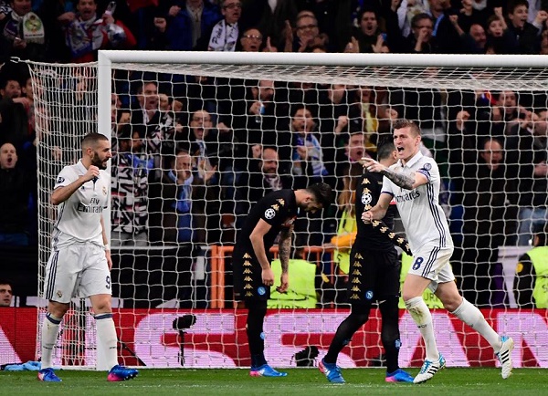 Il Napoli si illude poi cede al Real Madrid