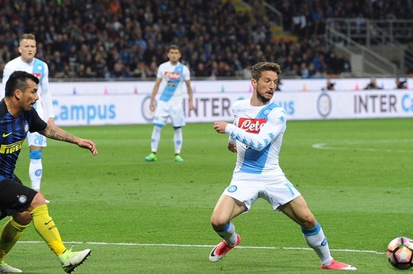 Inter castigata, il Napoli a -1 dal secondo posto