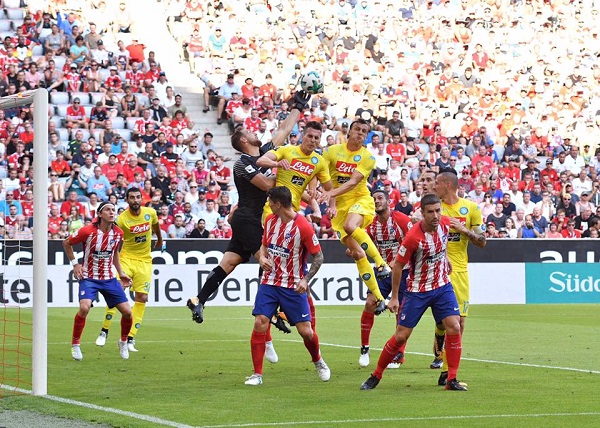 Audi Cup, al Napoli fatale la rimonta dell’Atletico Madrid