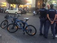 Vomero Napoli, poliziotti in bicicletta