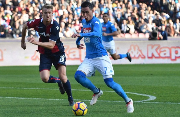 Rimonta sul Bologna, Napoli sempre primo