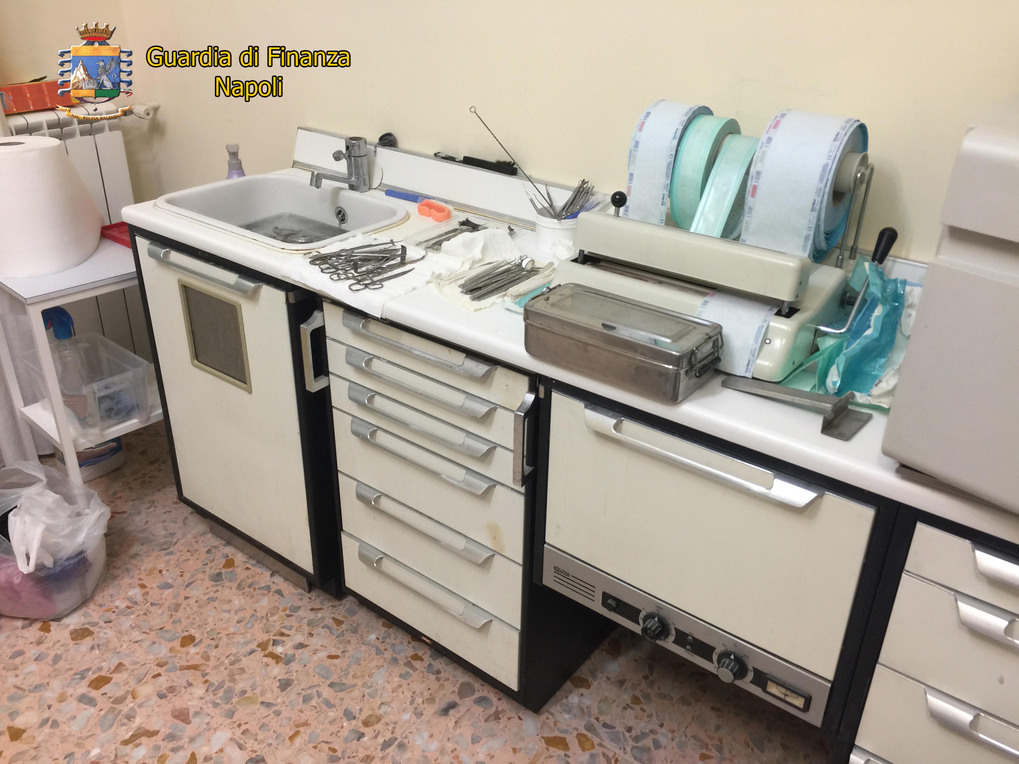 Portici, sequestrato falso laboratorio dentistico