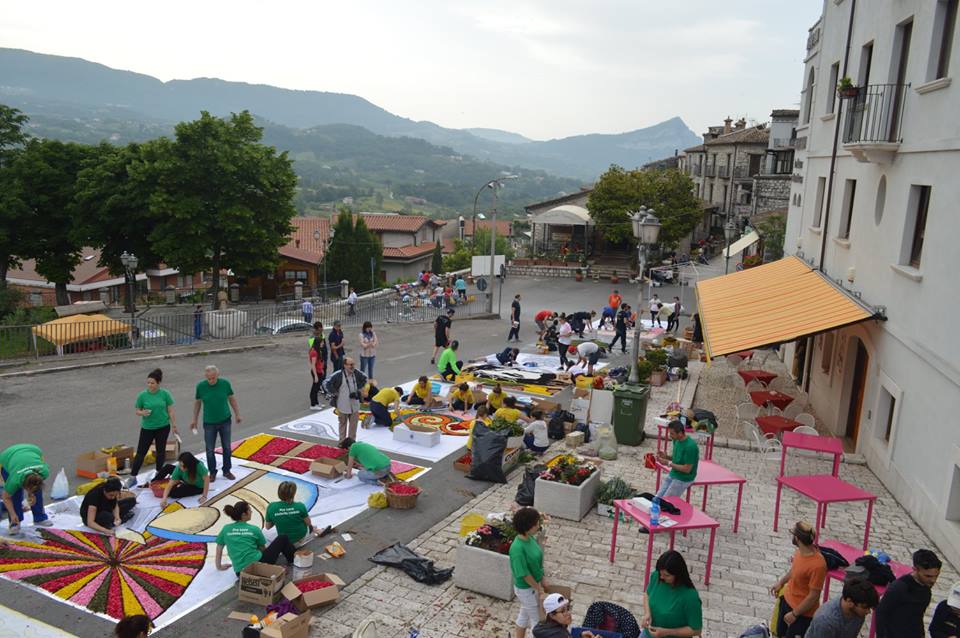 Cusano Mutri, la Domenica dell’Infiorata