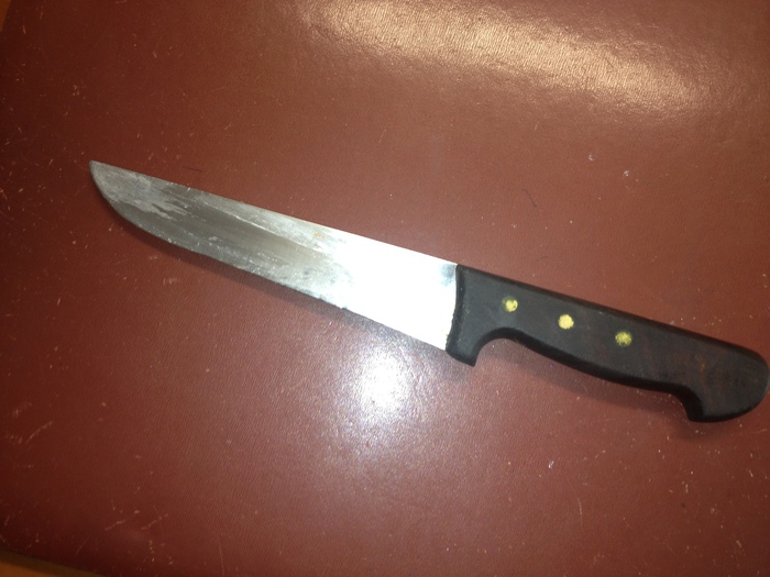 Pedaso, 18 ago - Coltello da cucina sequestrato da Cc.