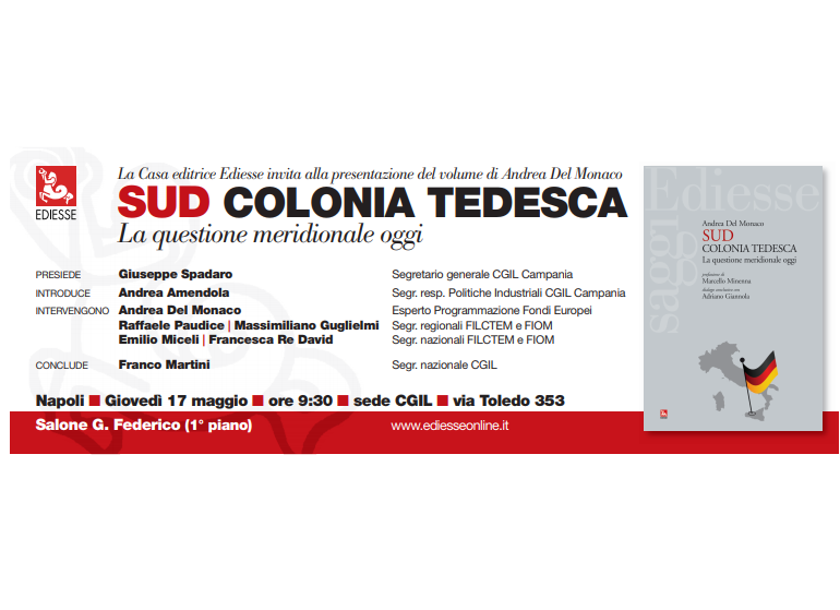 Cgil Napoli, si discute sulla questione meridionale