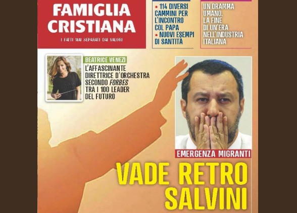 Scontro Cei-Salvini. Il ministro: “Famiglia cristiana mi accosta a Satana”