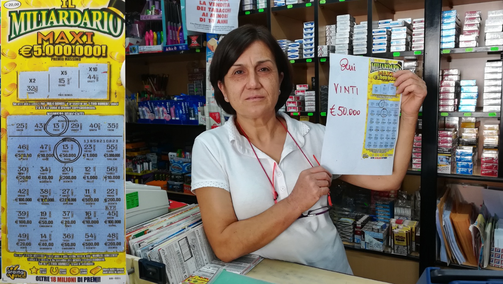 La dea bendata bacia Buccino vinti 50.000€ con un Gratta & Vinci