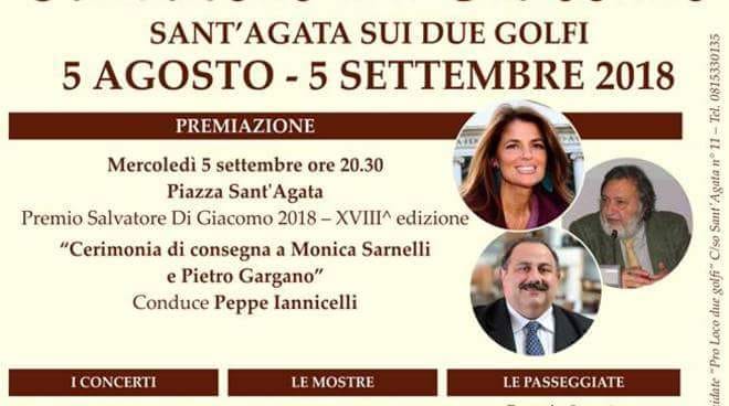 Sant’Agata dei due Golfi ospita il Premio Salvatore Di Giacomo