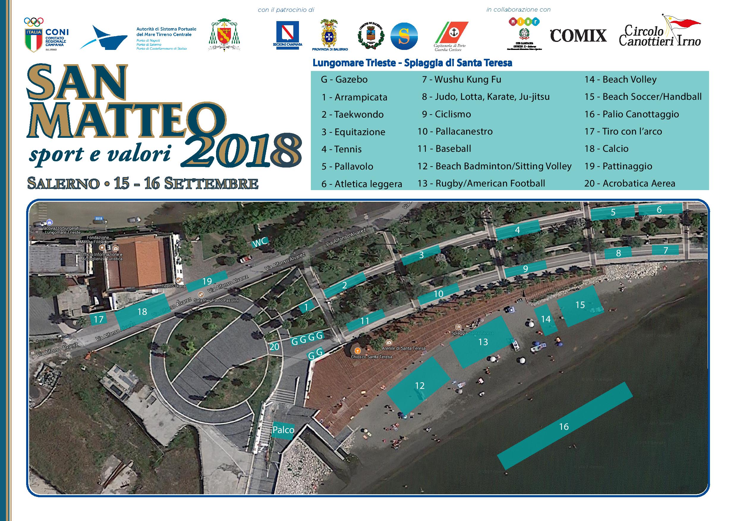 Salerno: il Lungomare ospita la manifestazione “Sport e Valori”