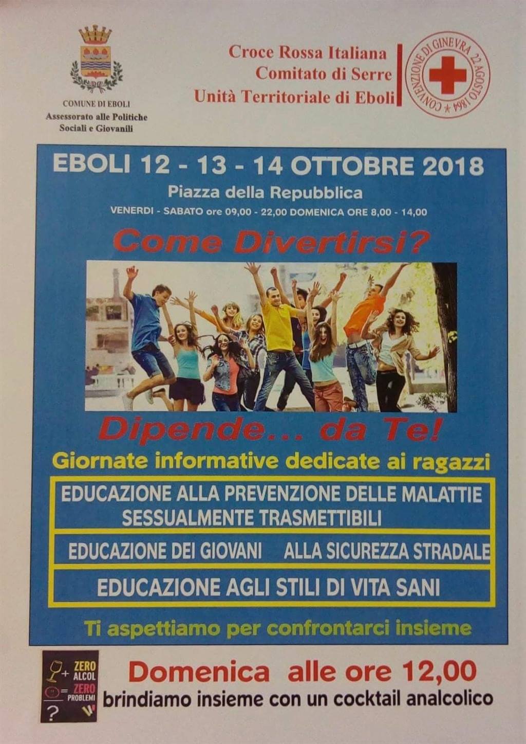 Le giornate della prevenzione organizzate dalla Croce Rossa
