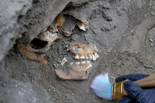 Pompei Scavi: trovati scheletri di 5 persone nella ‘Casa del giardino’