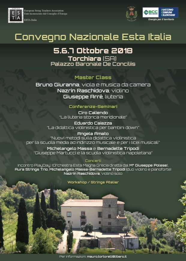 Torchiara ospita il primo convegno dedicato agli strumenti ad arco