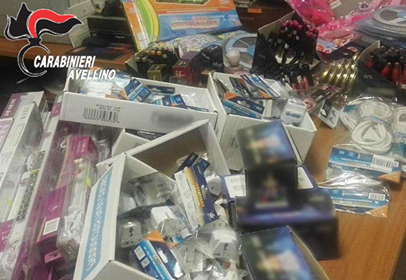 Un migliaio i prodotti contraffatti sequestrati nell’avellinese