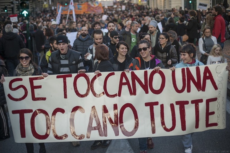 10 novembre: donne in piazza in difesa dei diritti, per una nuova lotta di liberazione