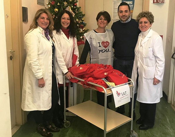 Istituto Pascale, festa in corsia con la Lilt