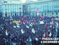 La bella piazza di Torino dell’8 Dicembre: 100 mila No Tav
