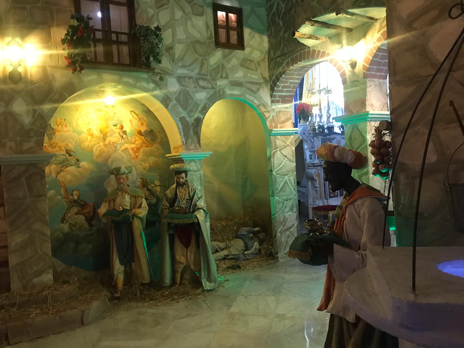 La chiesa di San Clemente ospita il presepe monumentale