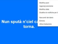 Per Facebook il napoletano è una lingua, attivato il traduttore?