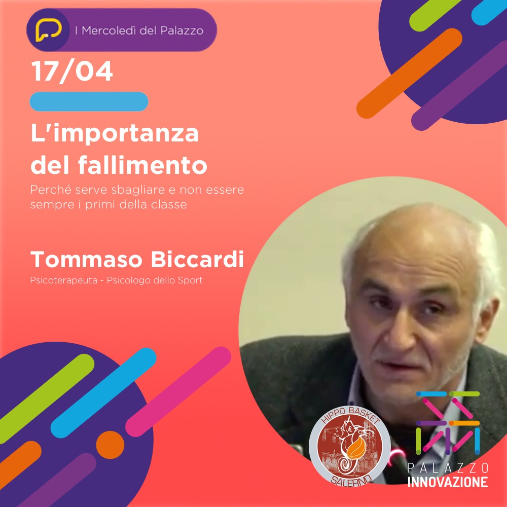 Per i #MercoledìDelPalazzo incontro sull’ “Importanza del fallimento”