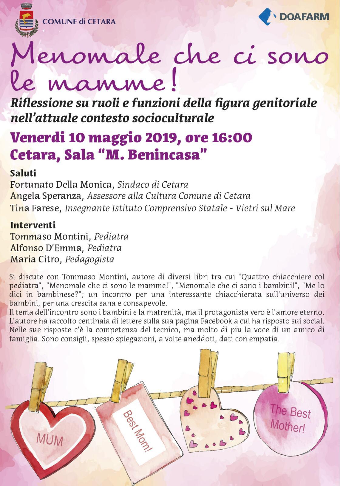 Cetara: “Meno male che ci sono le mamme!”