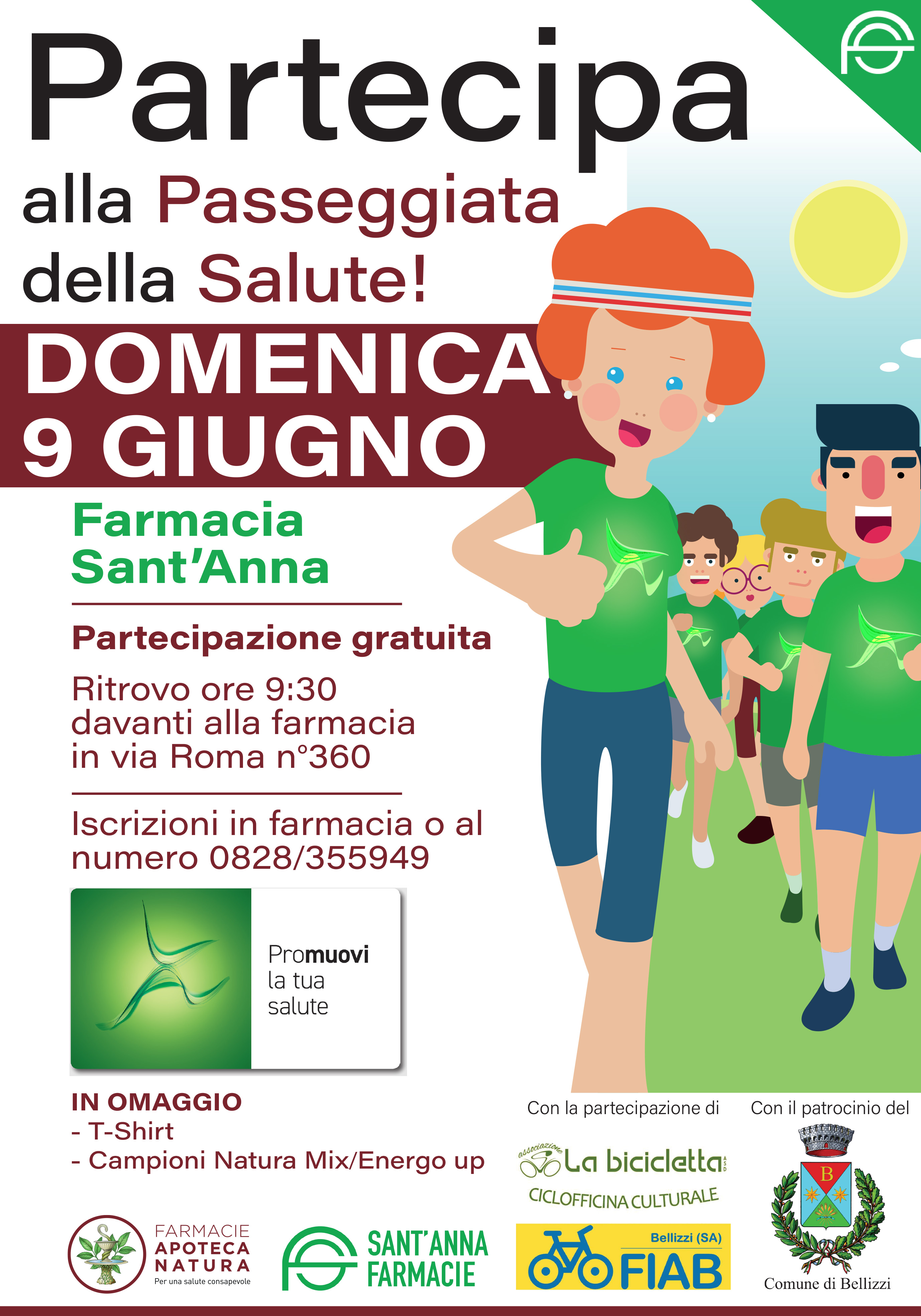 Bellizzi: torna l’appuntamento con la Passeggiata della Salute