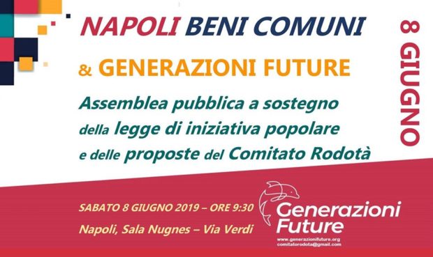 Napoli, assemblea per la difesa e la valorizzazione dei beni comuni