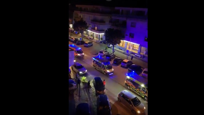 Corteo delle ambulanze per Alfieri, carabinieri a Capaccio dalla onlus di Squecco