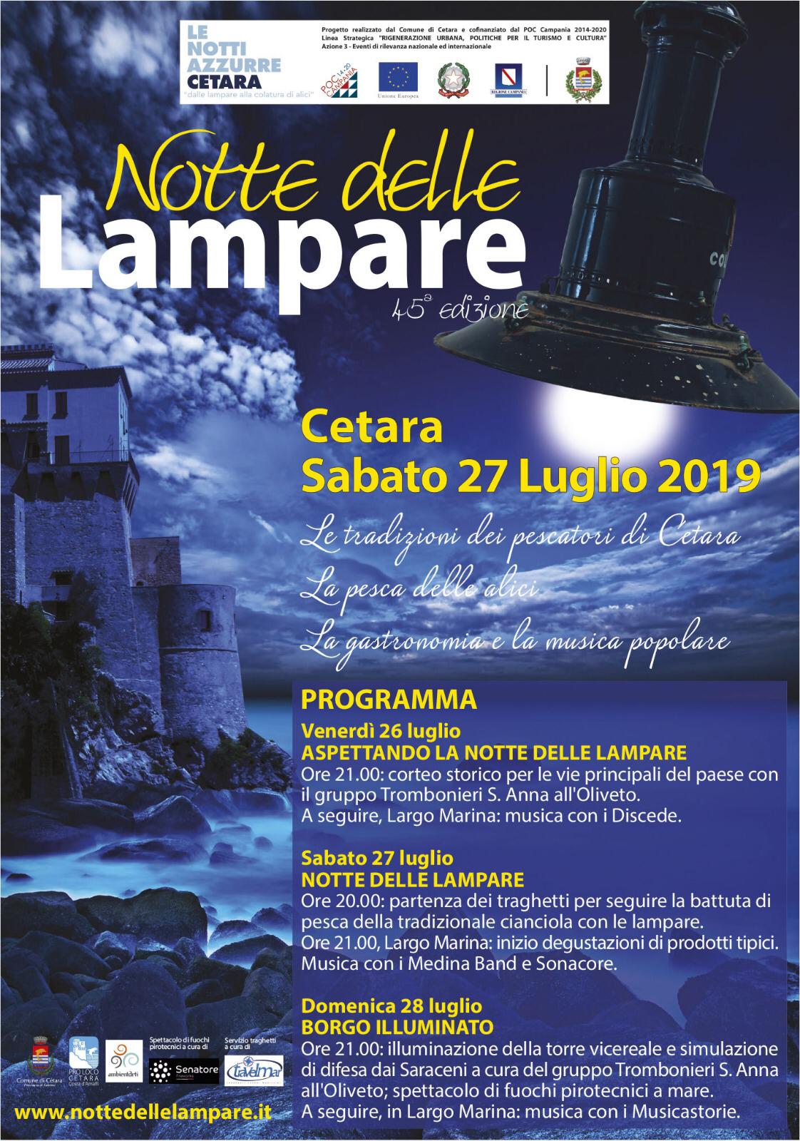 “La notte delle lampare” per rievocare il rito della pesca delle alici