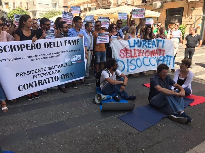 Navigator campani, via allo sciopero della fame. De Luca: “Si rivolgano all’Anpal”