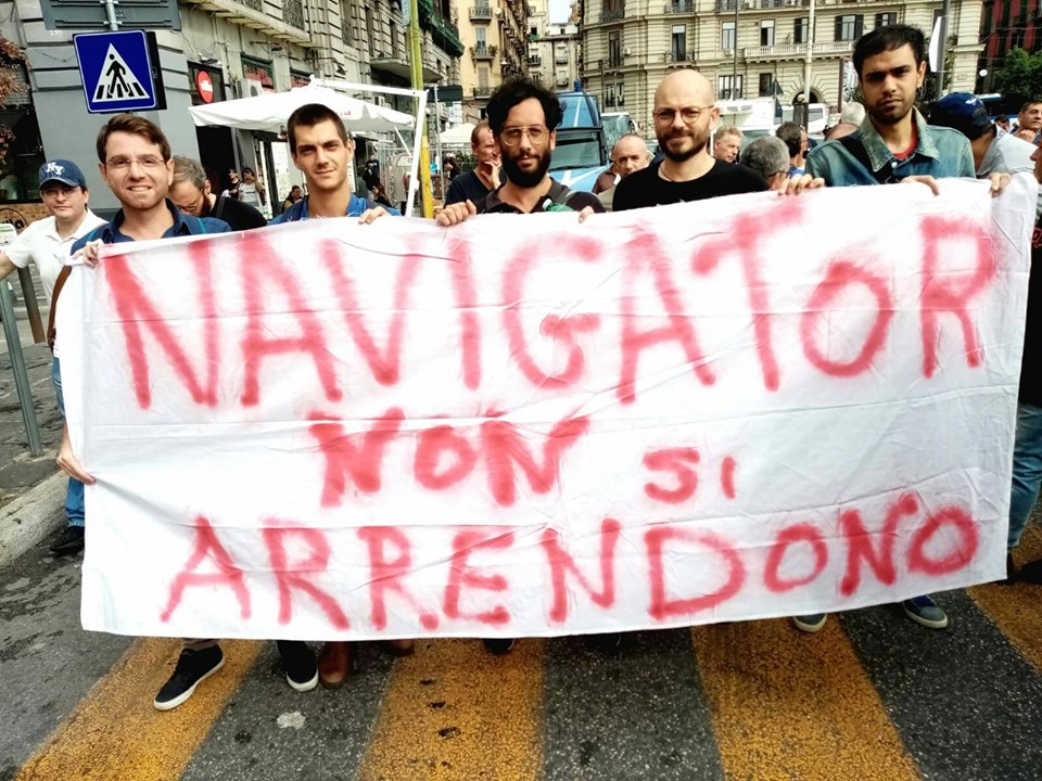 Napoli: l’autunno caldo degli operai Whirlpool, in tanti al corteo per le vie della Città