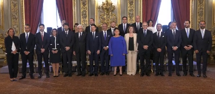 Quirinale, ha giurato il governo Conte bis. Stasera il primo cdm