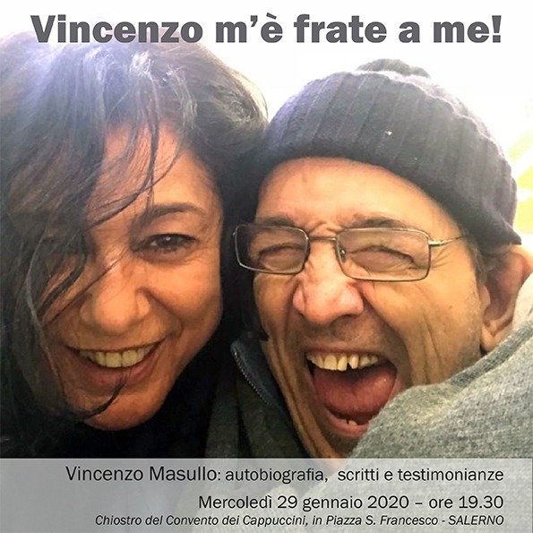 Salerno: ‘Vincenzo m’è frate a me’ racconto autobiografico sulla vita di Masullo