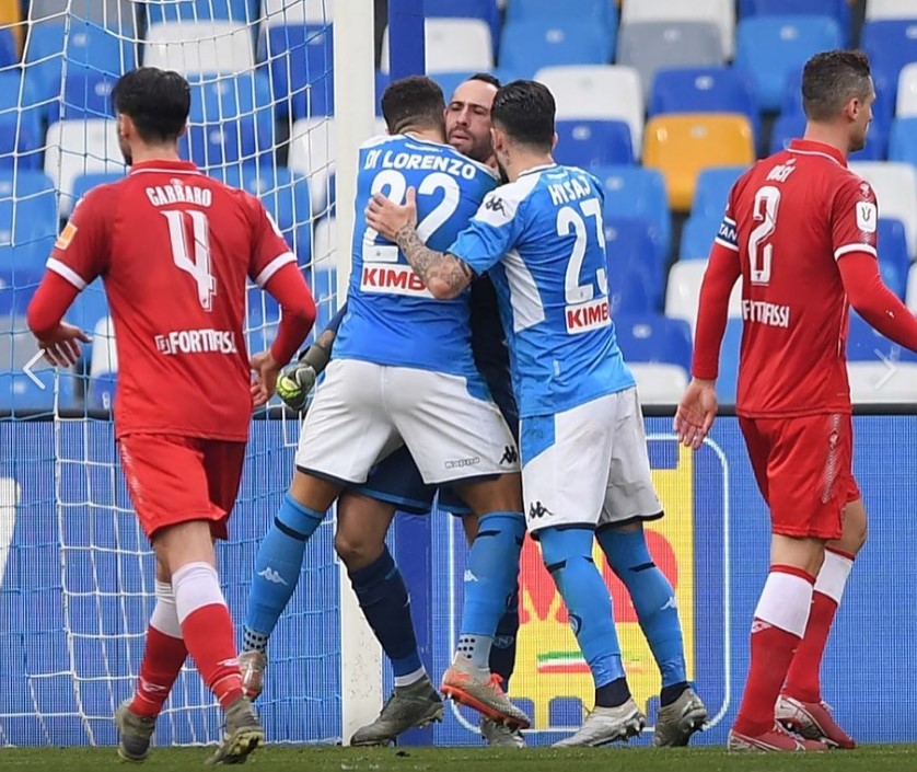 Insigne infallibile col Perugia, Napoli ok in Coppa