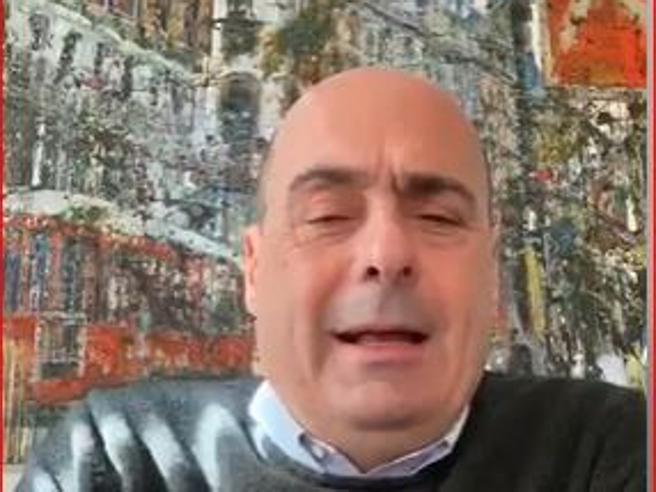 Coronavirus, Zingaretti annuncia di essere positivo