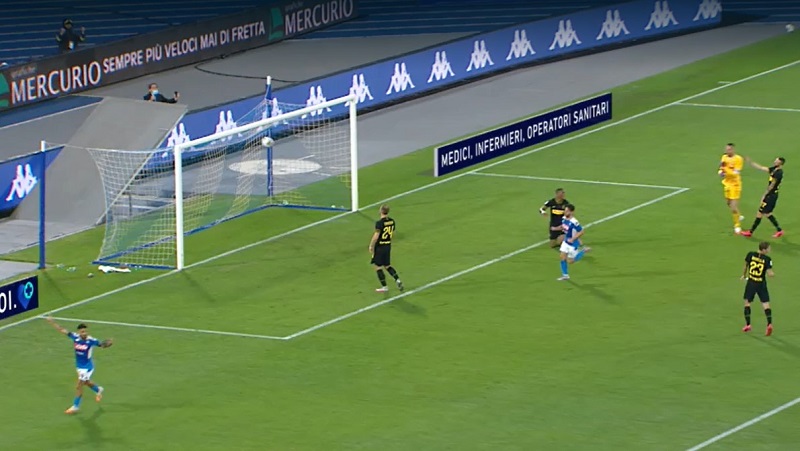 Mertens record con l’Inter, Napoli in finale di Coppa Italia
