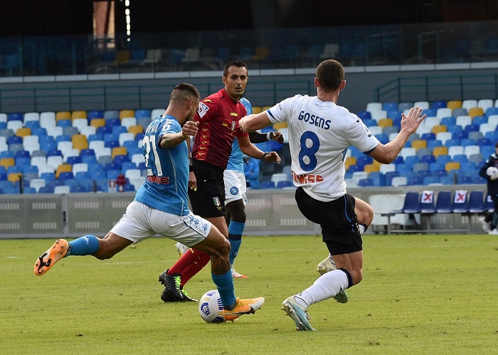 Poker Napoli, Atalanta annichilita