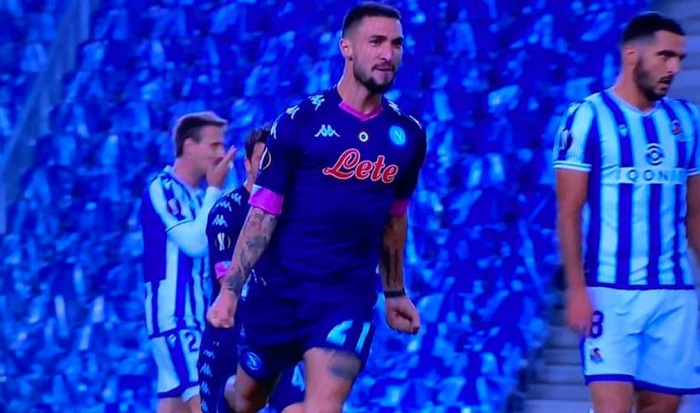 Politano gol, il Napoli manda ko la Real Sociedad