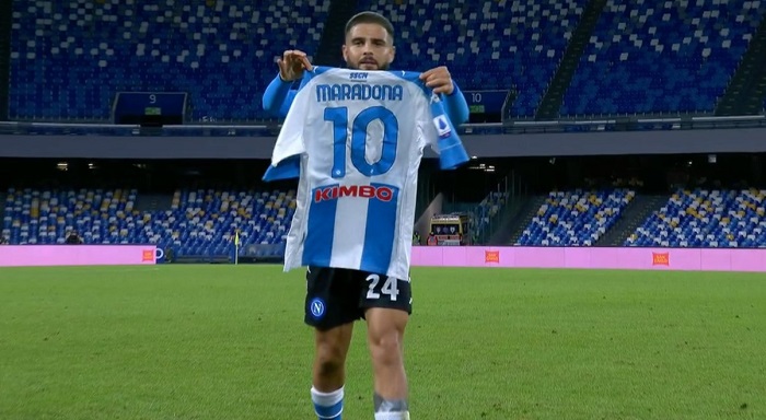 Lo spirito di Diego sul Napoli: poker alla Roma