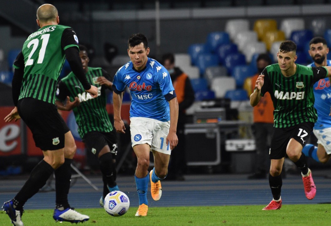 Napoli spento, il Sassuolo passa al San Paolo