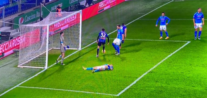 Errori ed incidenti, il Napoli affonda con l’Atalanta